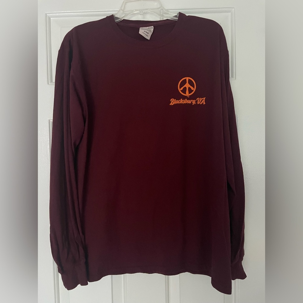Peace VT Hokies long-sleeve tee